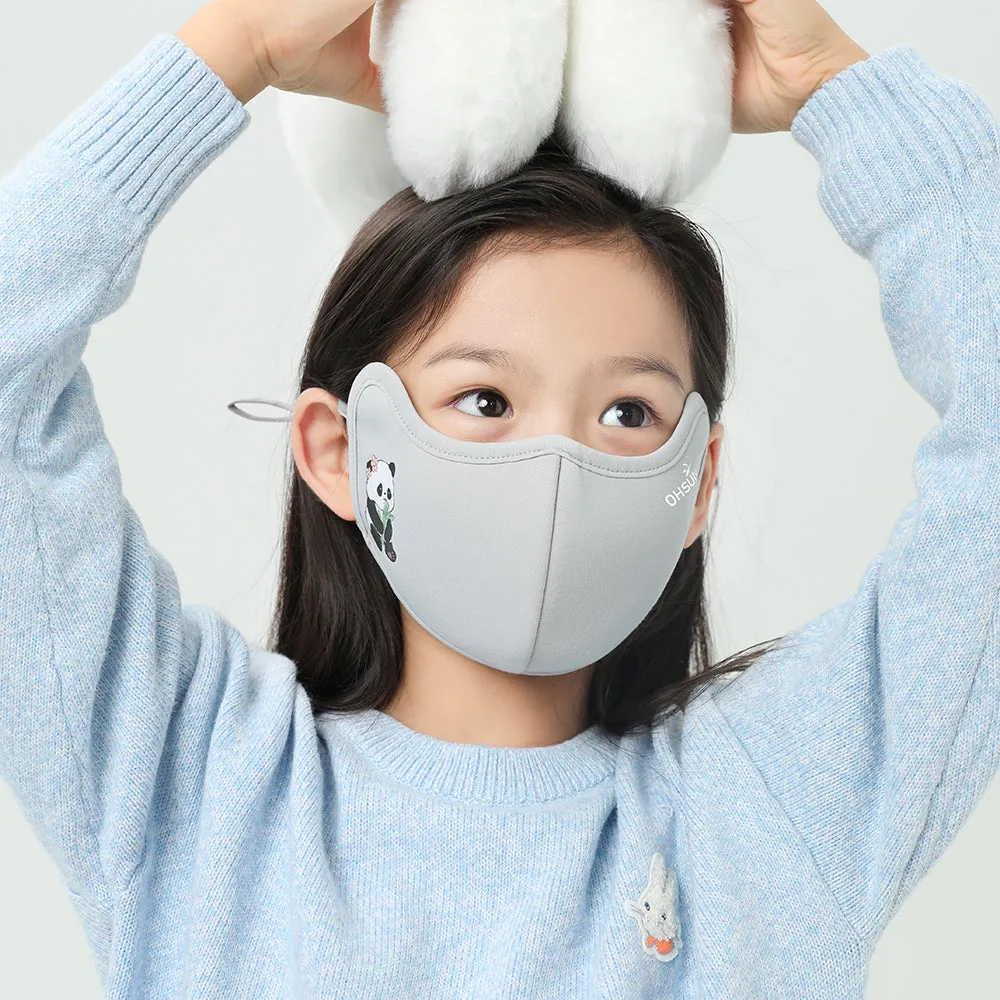 Kid's Warm Face Cover Soft Velvet Breathable Facemask