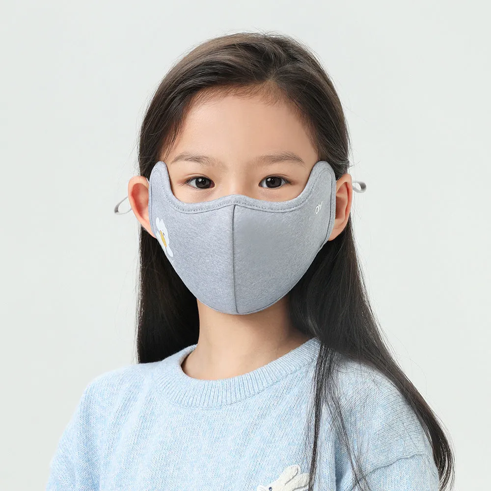Kid's Warm Face Cover Soft Velvet Breathable Facemask