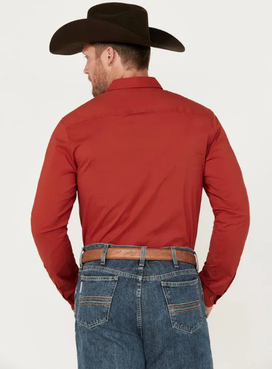 Kimes Ranch Men's Team Red Dress Shirt