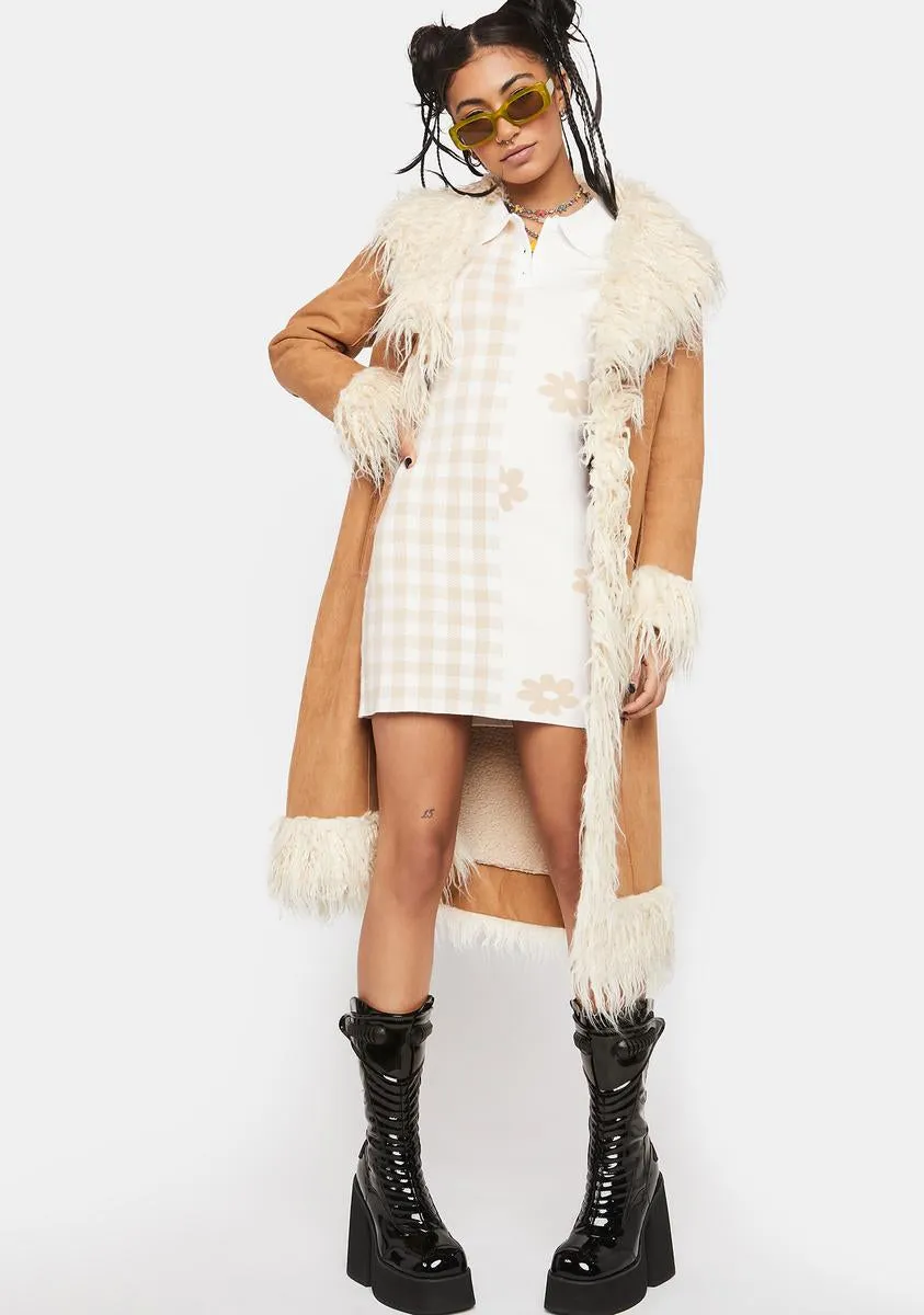 Lingering Look Patchwork Dress