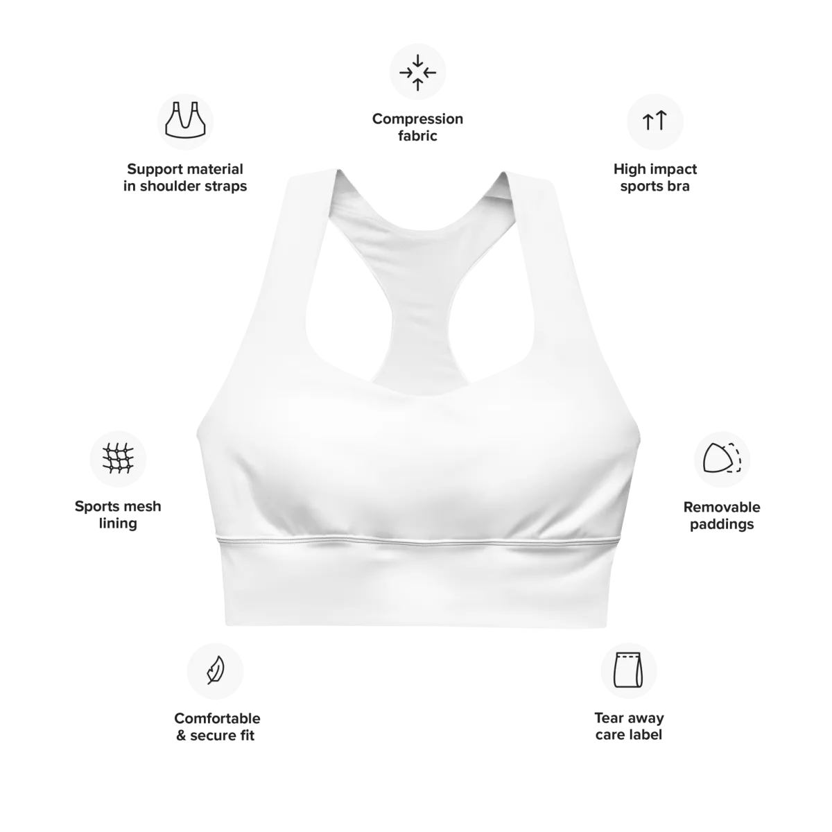 Longline Sports Bra