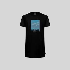 MACEDONIA BLACK T-SHIRT DRESS