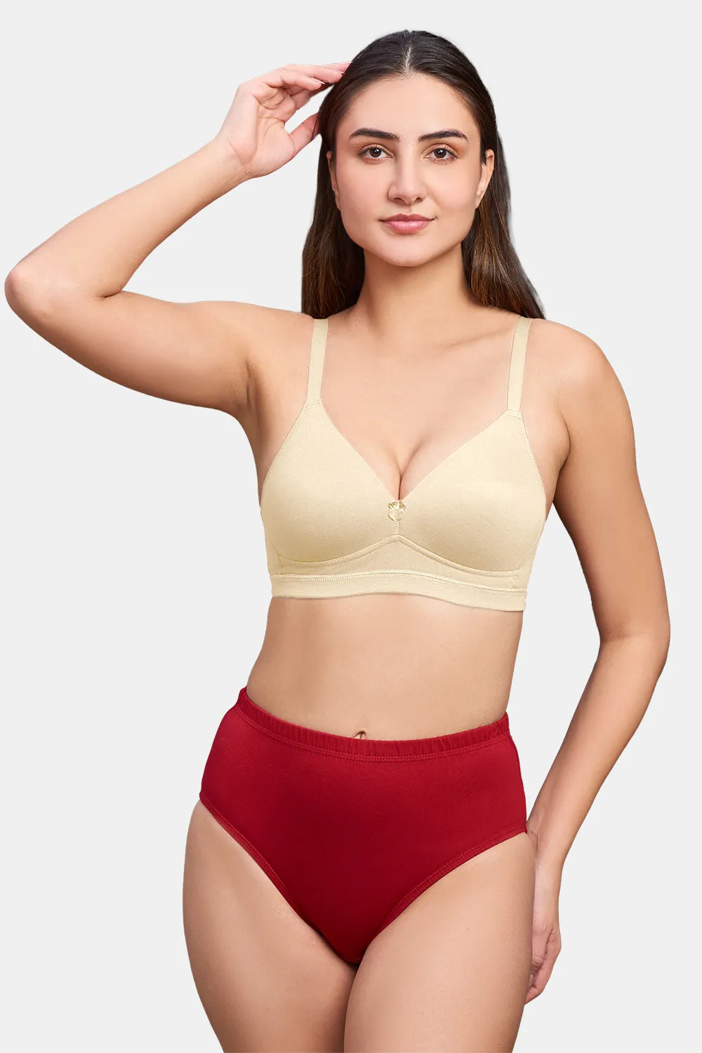 Medium Coverage Non-Wired Intimacy Everyday Padded Saree/ Salwar Bra - EC09