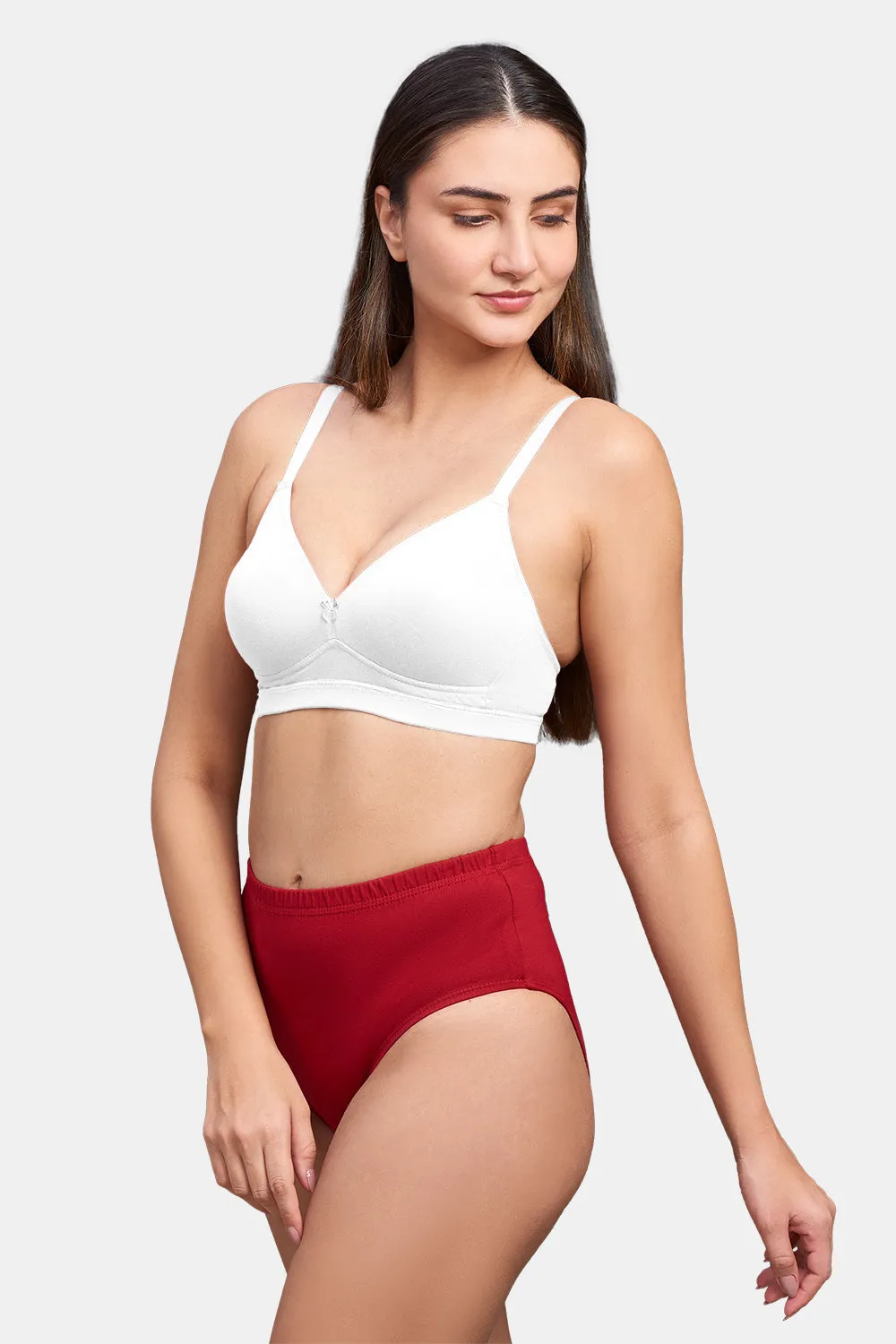 Medium Coverage Non-Wired Intimacy Everyday Padded Saree/ Salwar Bra - EC09