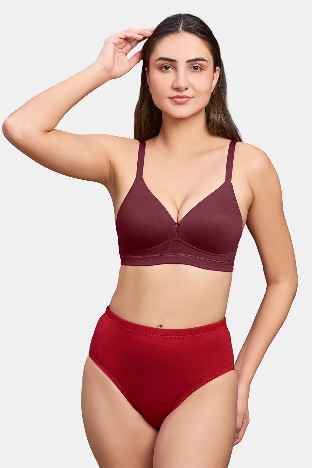 Medium Coverage Non-Wired Intimacy Everyday Padded Saree/ Salwar Bra - EC09