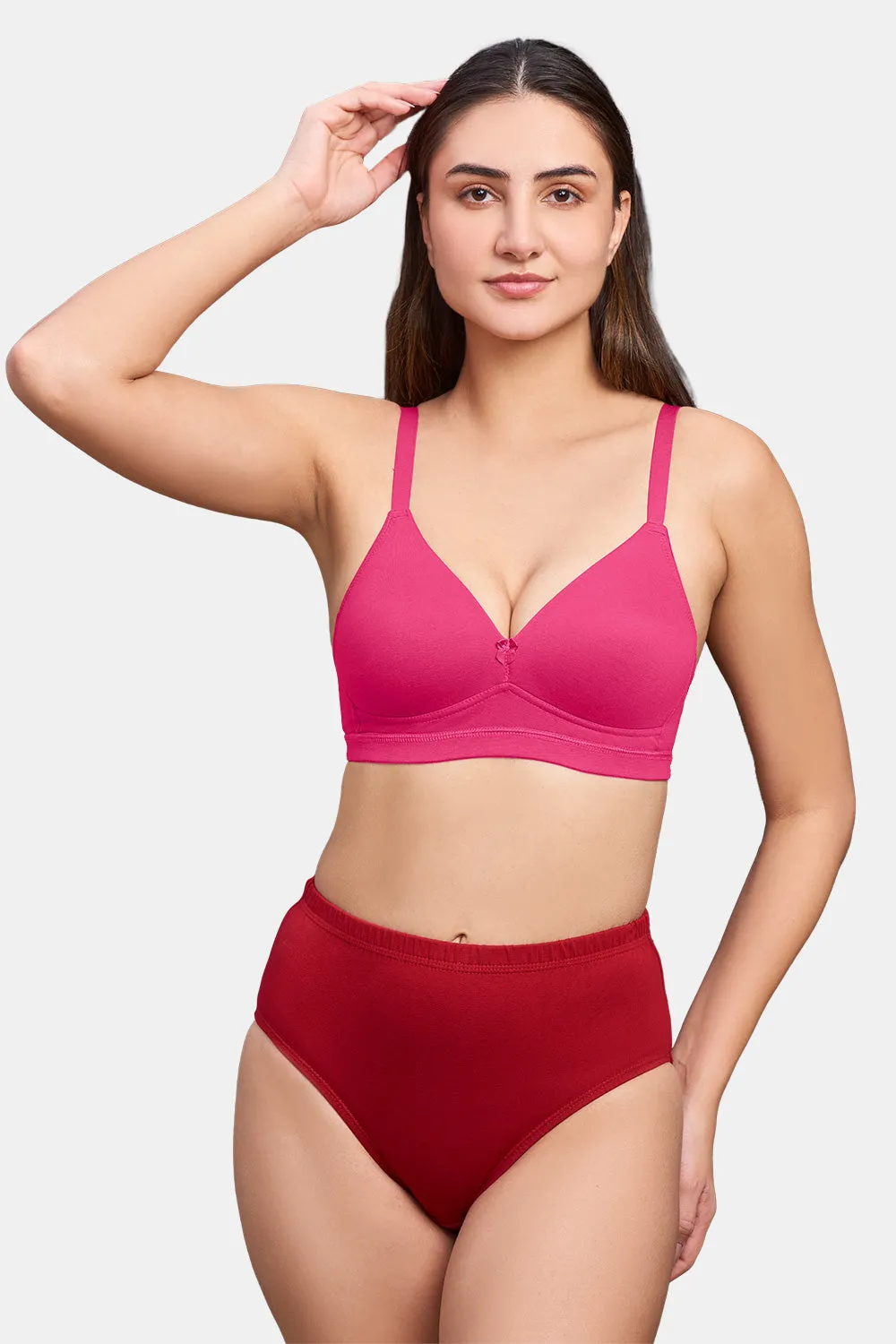 Medium Coverage Non-Wired Intimacy Everyday Padded Saree/ Salwar Bra - EC09