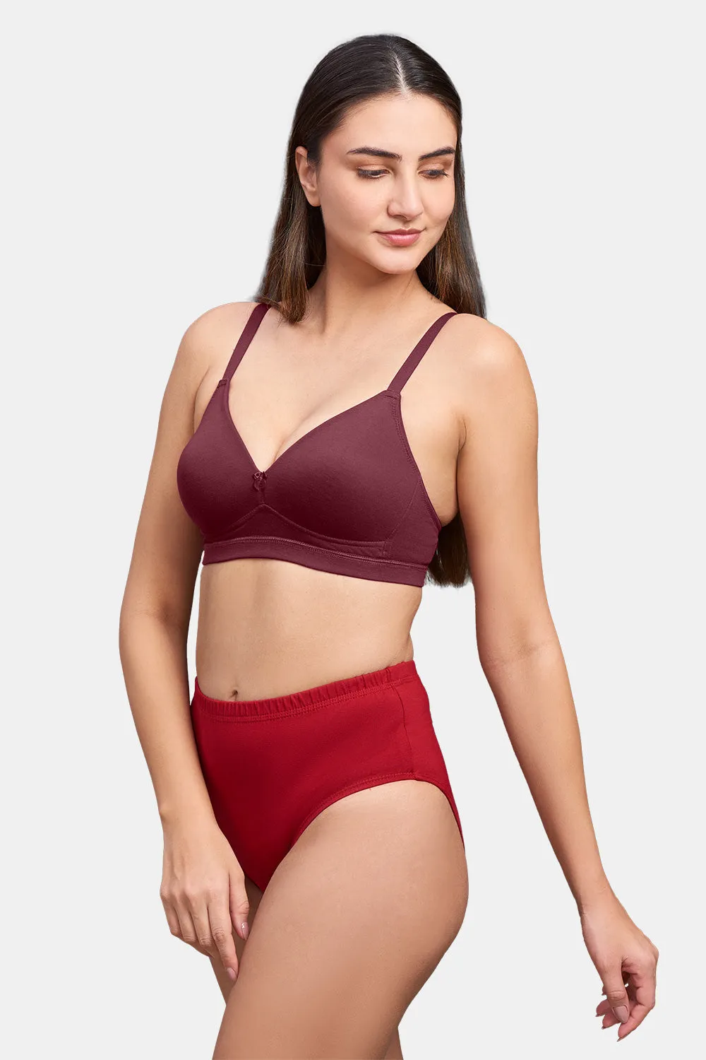 Medium Coverage Non-Wired Intimacy Everyday Padded Saree/ Salwar Bra - EC09