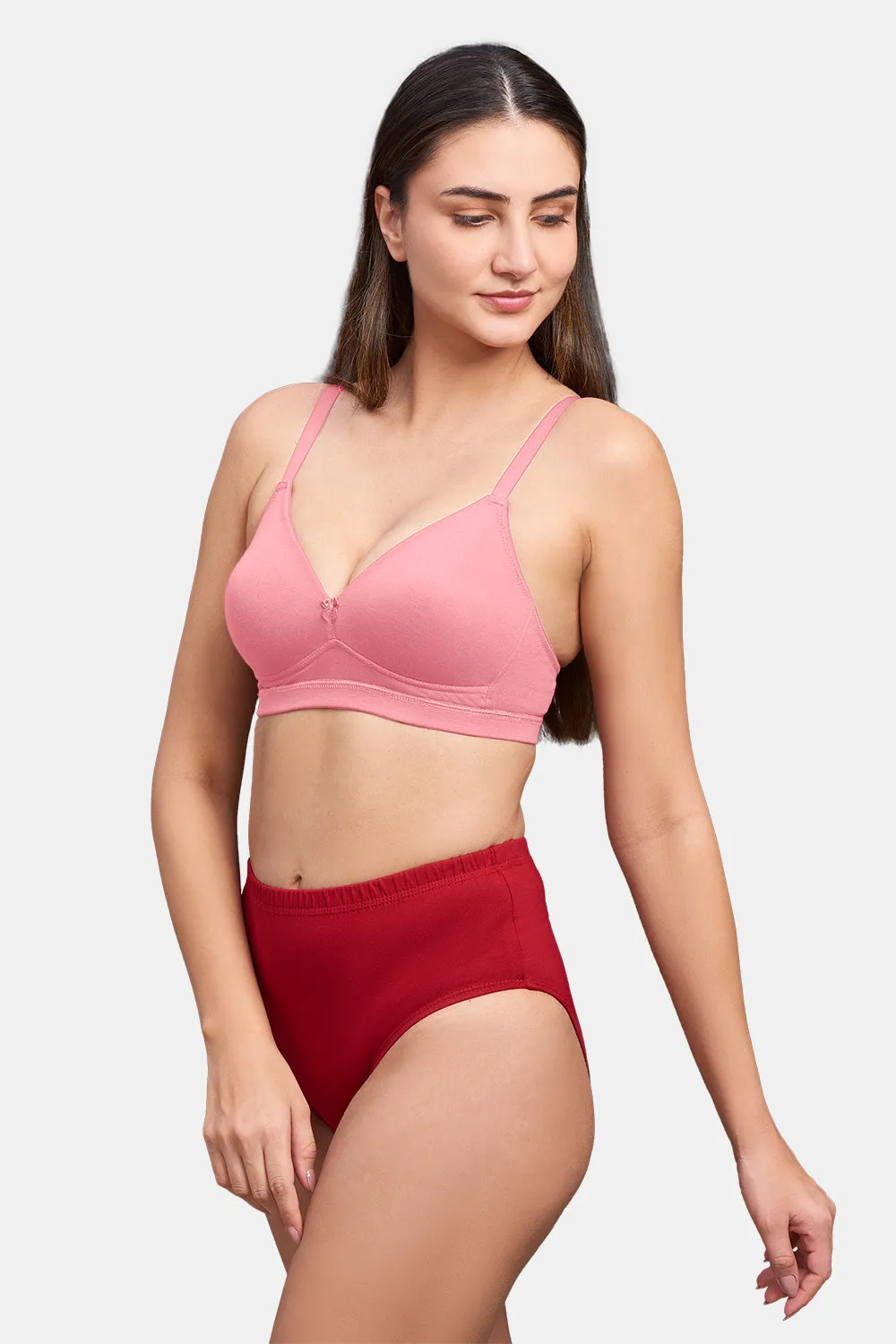 Medium Coverage Non-Wired Intimacy Everyday Padded Saree/ Salwar Bra - EC09