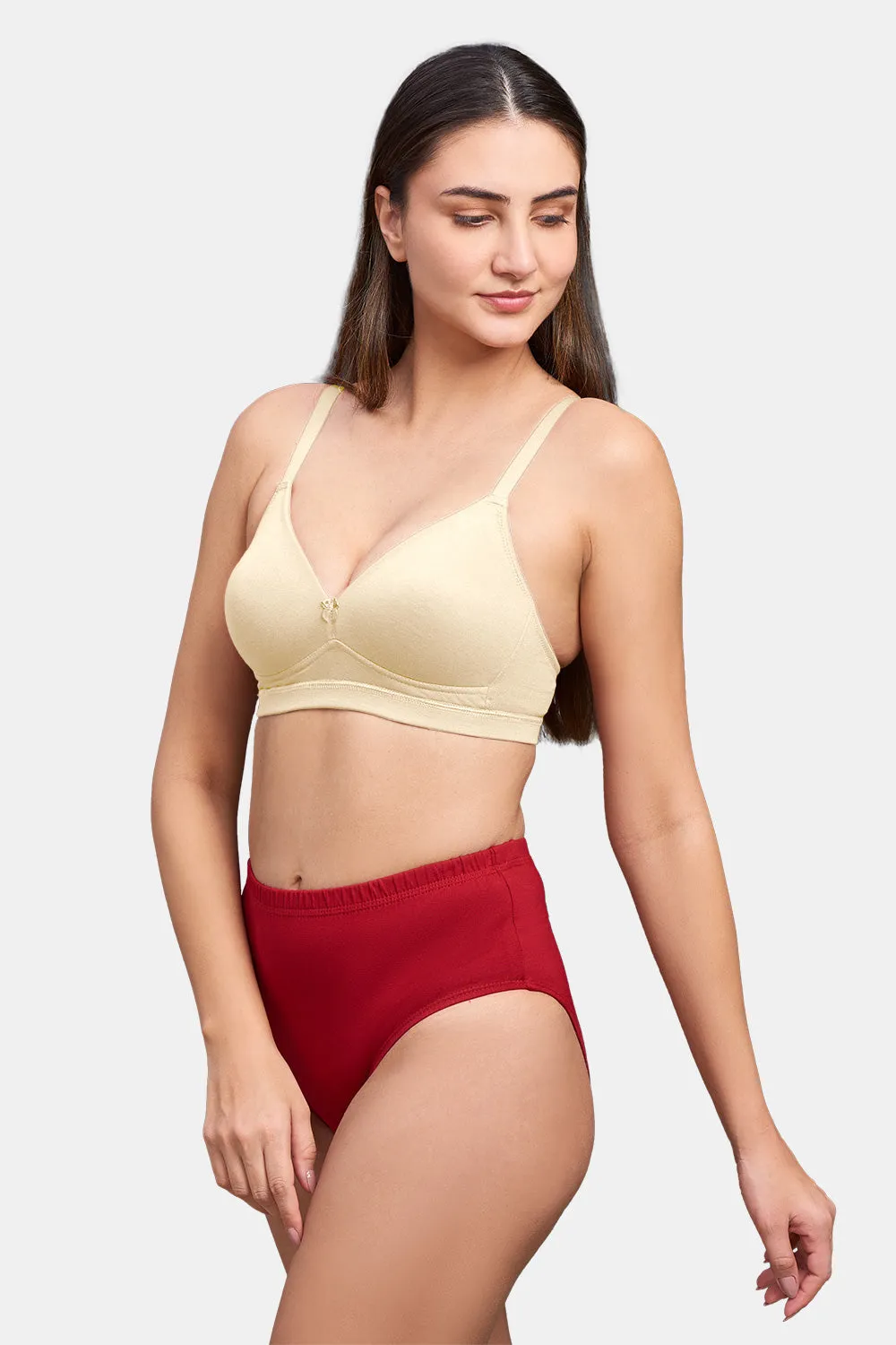 Medium Coverage Non-Wired Intimacy Everyday Padded Saree/ Salwar Bra - EC09