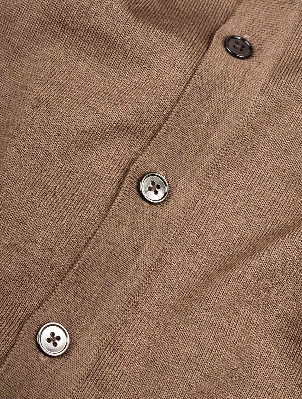Merino Wool Cardigan Beige