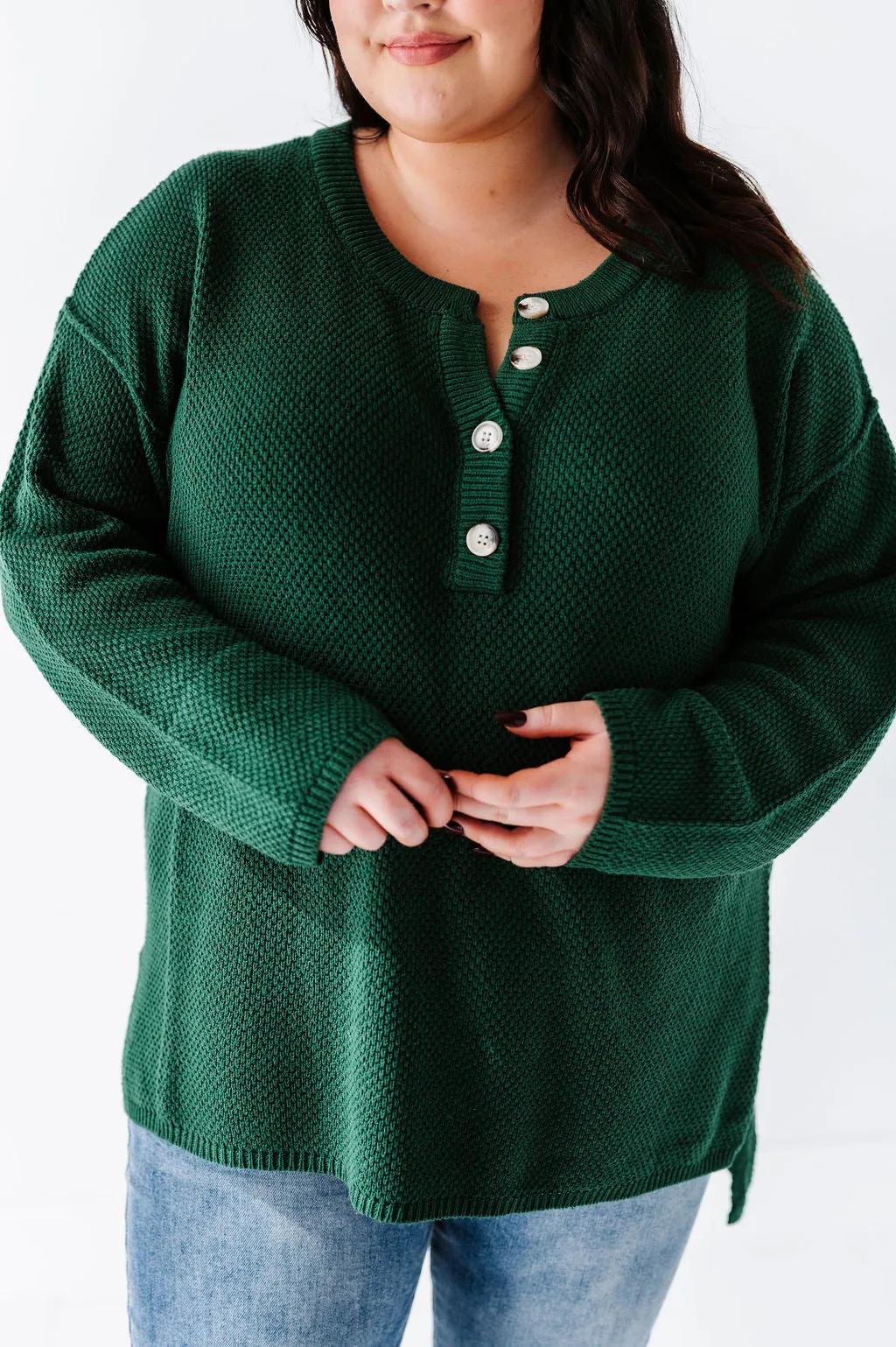 Minnie Henley Sweater in Forest