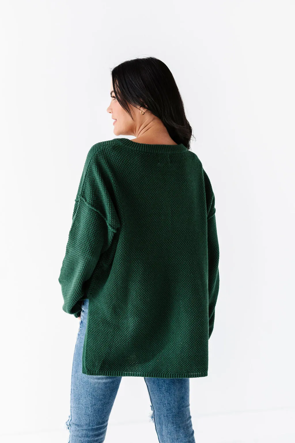 Minnie Henley Sweater in Forest