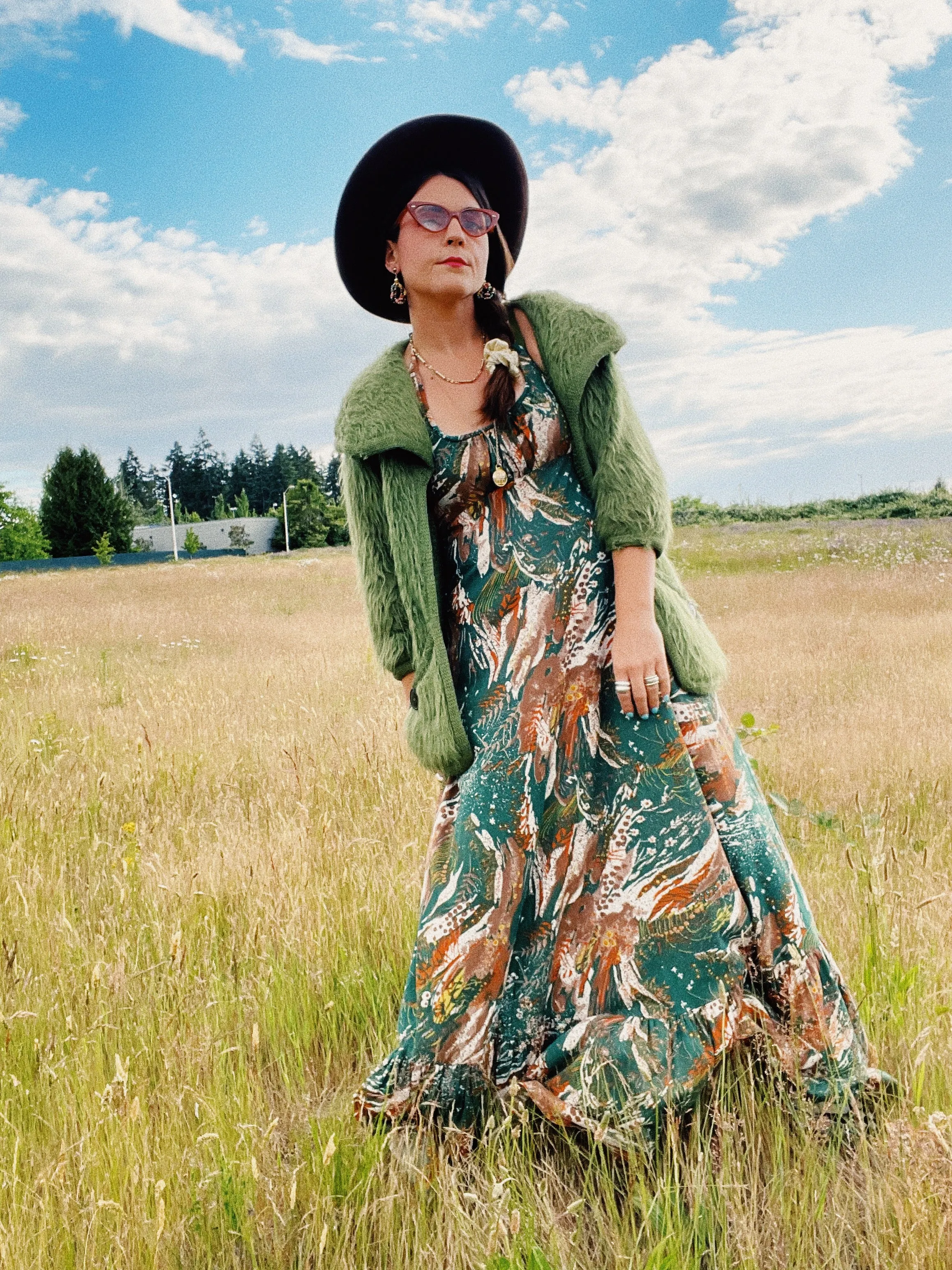 Mohair Open Cardigan