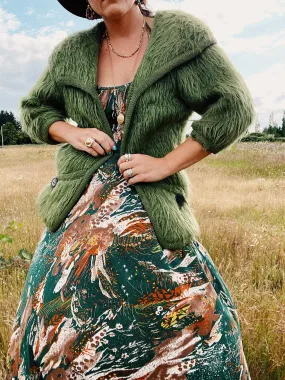 Mohair Open Cardigan