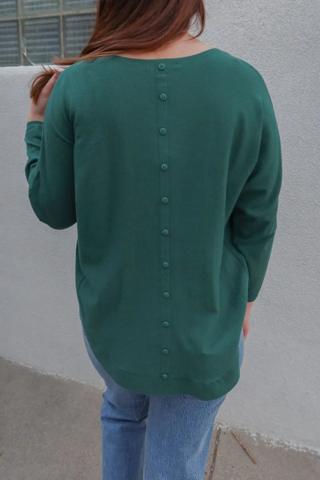 Next To You Forest Green Sweater
