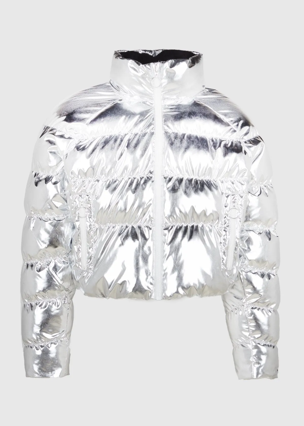 NIKE X OLIVIA KIM: PUFFER JACKET [SILVER]