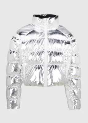 NIKE X OLIVIA KIM: PUFFER JACKET [SILVER]
