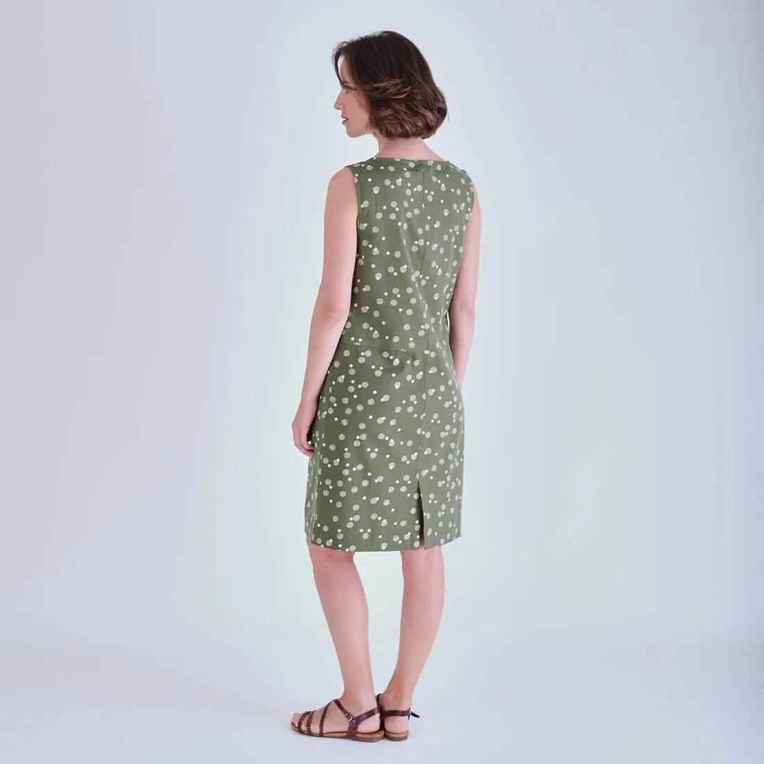 Nina Polka Dot Pinafore Dress