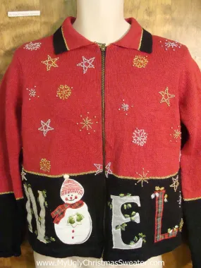 Noel Funny Ugly Sweater for a Christmas Party