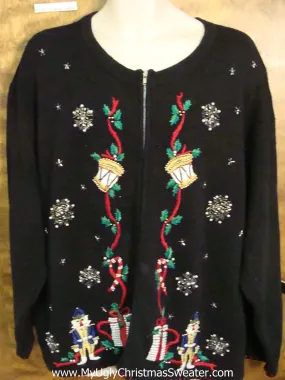 Nutcrackers Cheap Ugly Christmas Sweater  XXXL