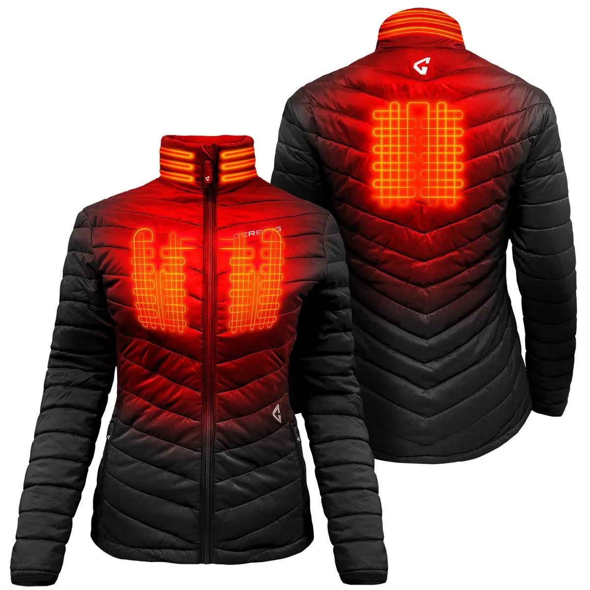 Open Box Gerbing 7V Women's Khione Puffer Heated Jacket 2.0