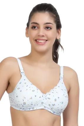 Organic Cotton Antimicrobial Padded Nonwired Feeding Bra-IMB012B