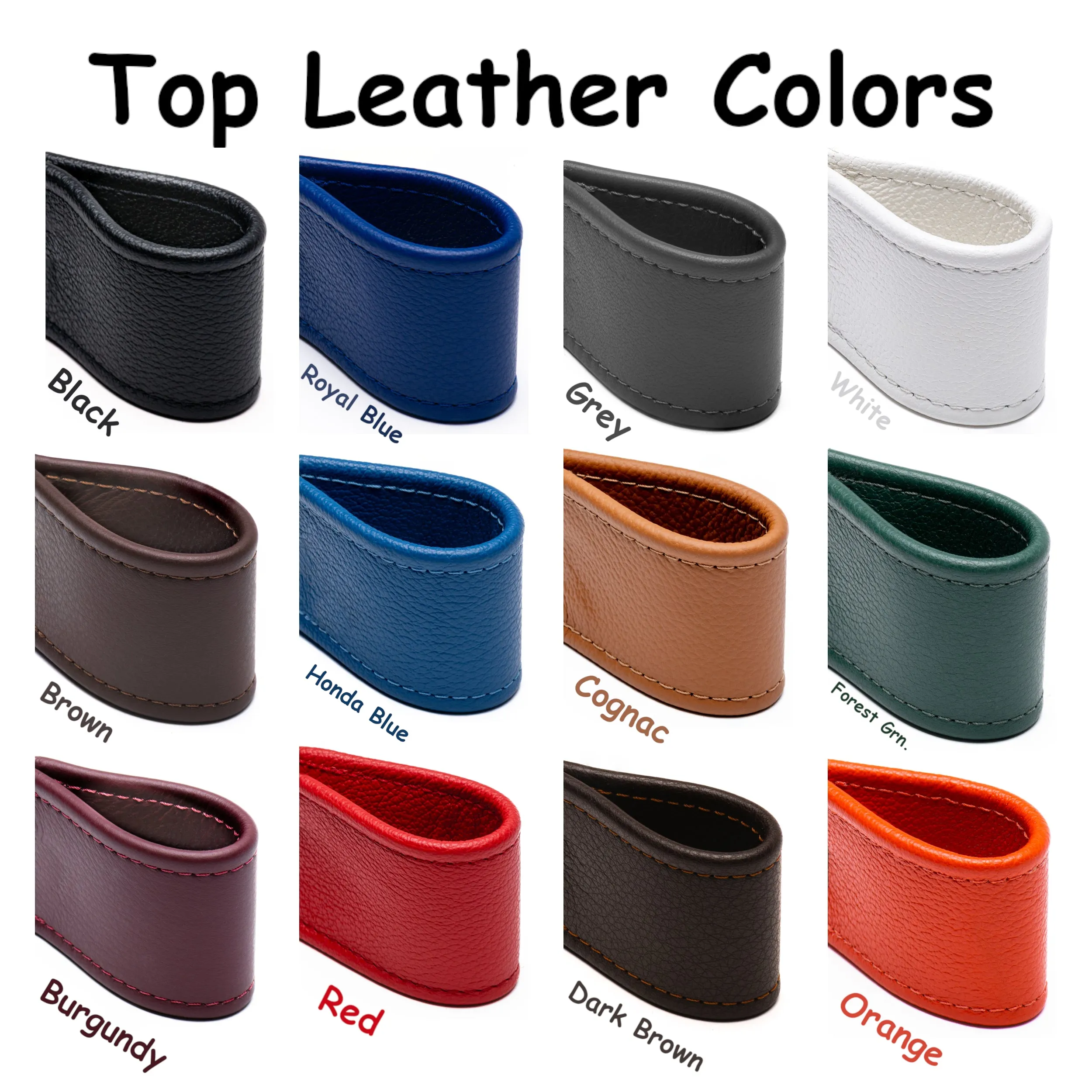 Padded Dog Collars Leather One and Half Inch (1.5 inch) Wide Tapered down to One Inch Buckle