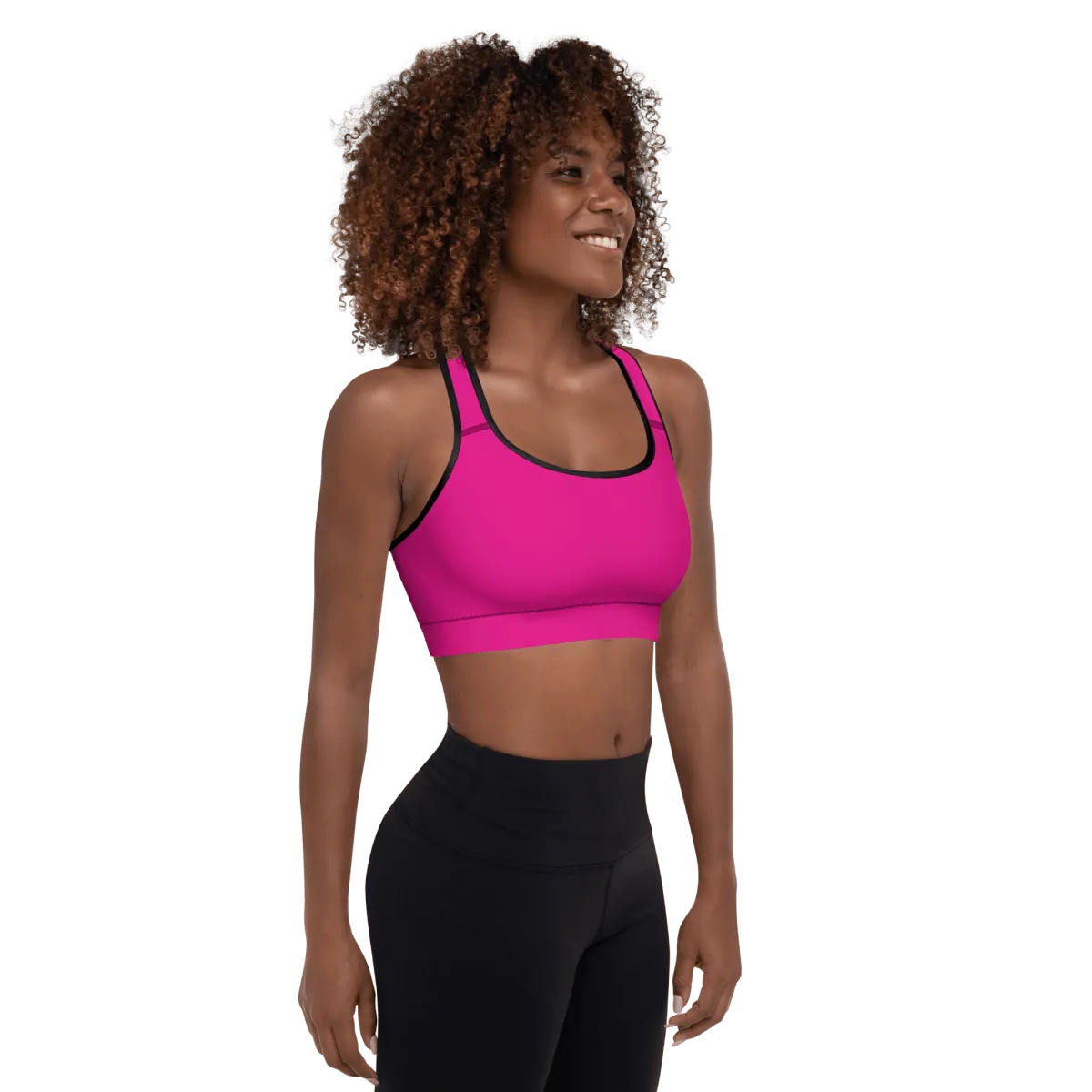 Padded Sports Bra (Pink)
