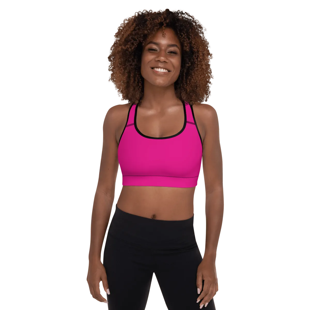 Padded Sports Bra (Pink)