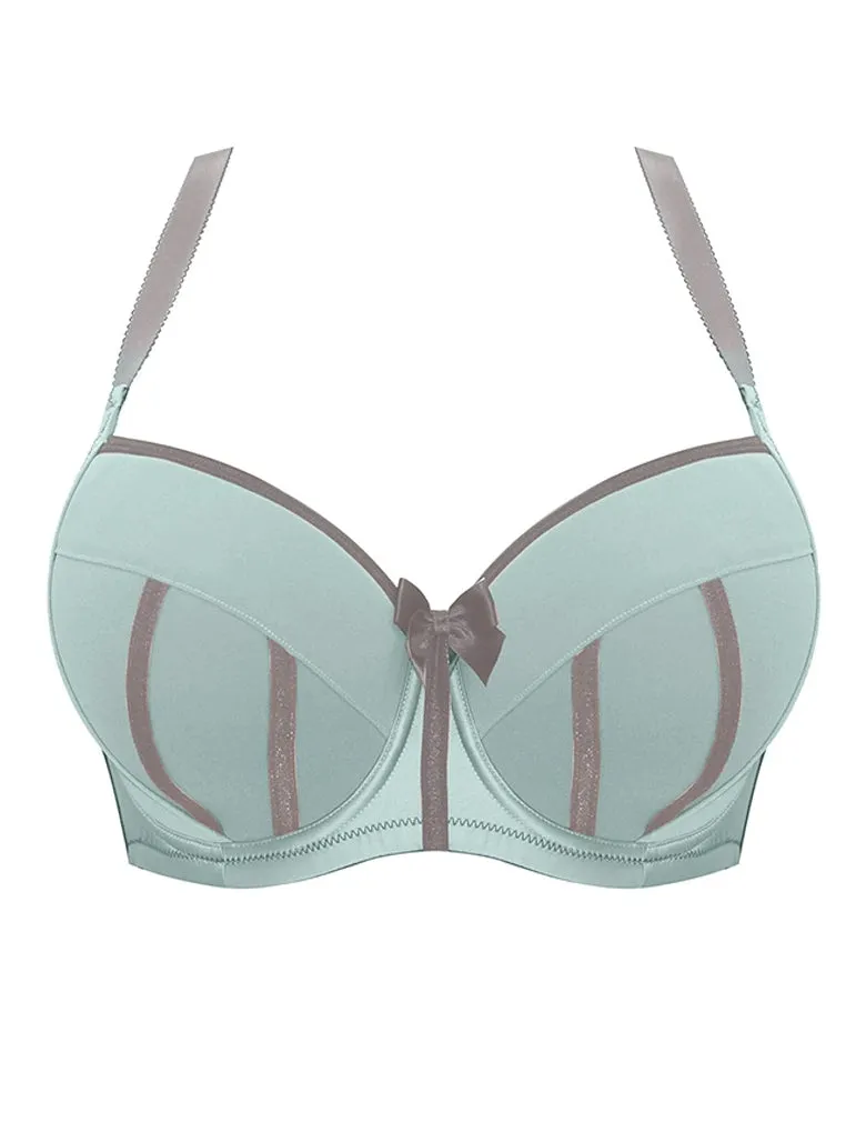 Parfait Charlotte 6901 Seaglass Green Padded Balconette Push Up Bra