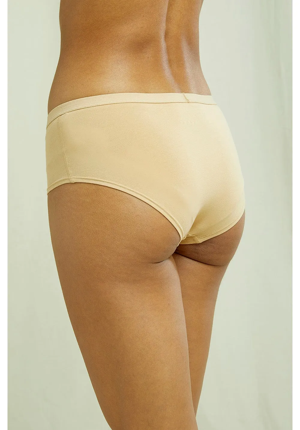 People Tree - Almond Boy Short - Culotte Coton Organic - Beige
