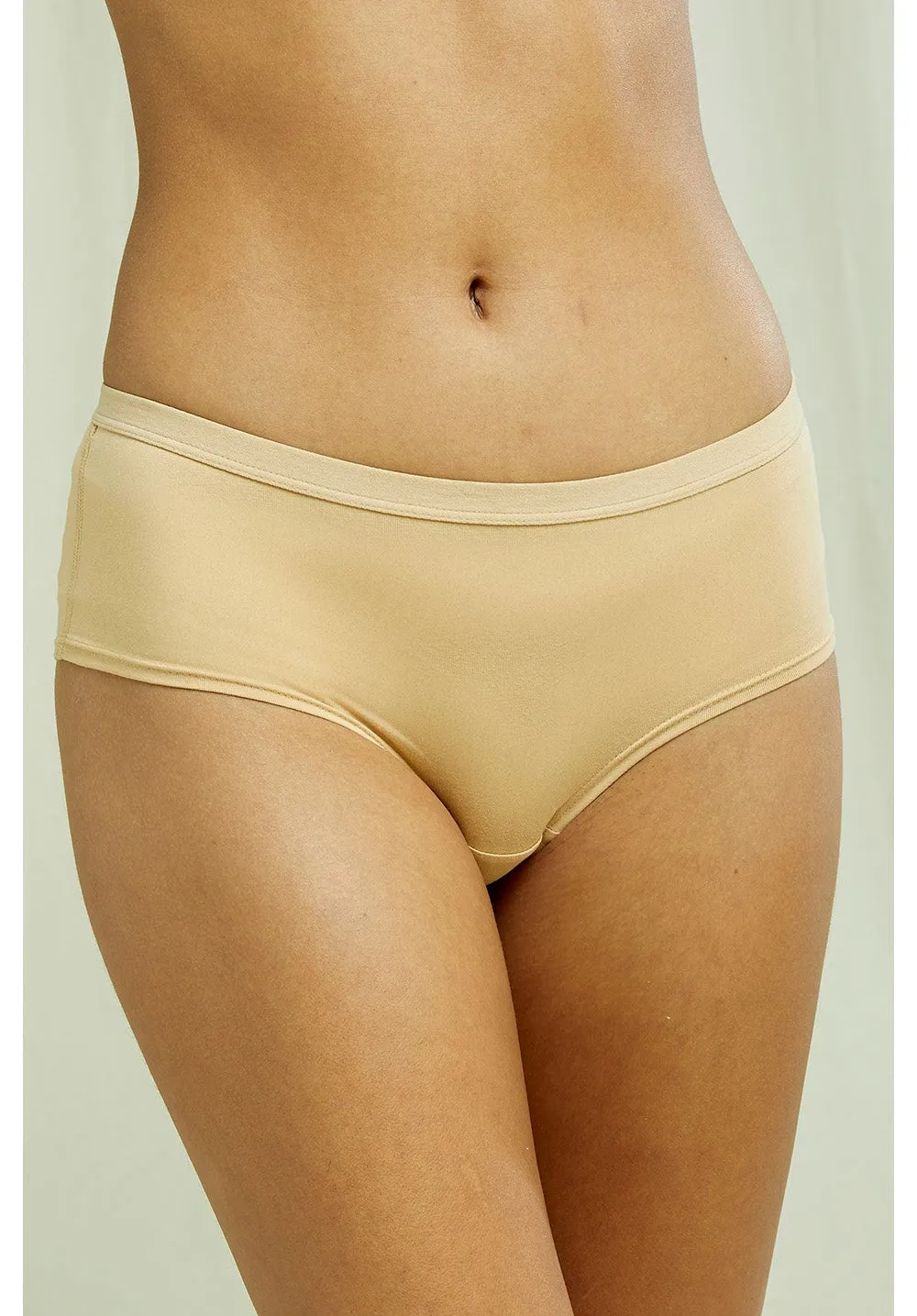 People Tree - Almond Boy Short - Culotte Coton Organic - Beige