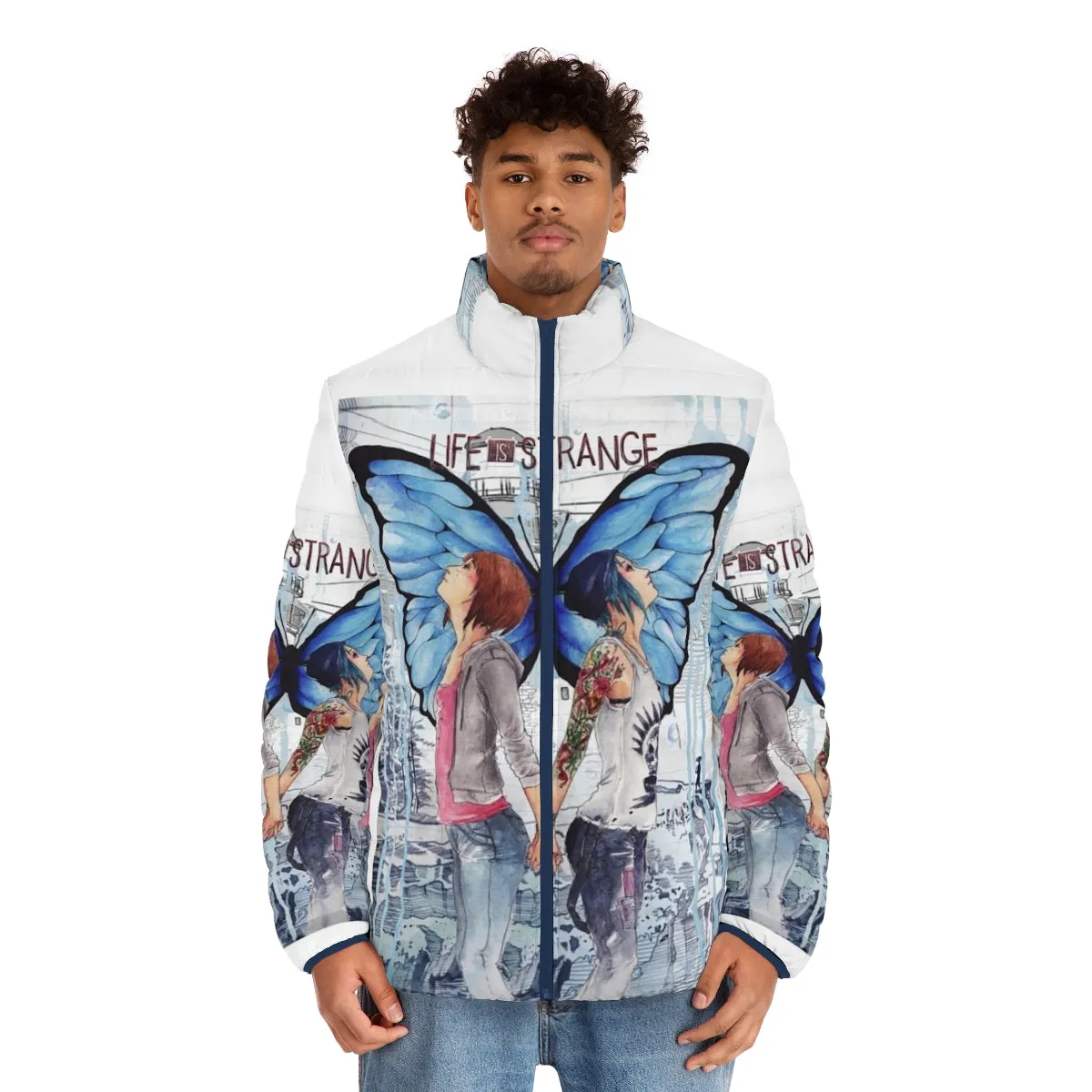 "Life Is Strange Max & Chloe Puffer Jacket - Officially Licensed Video Game Merchandise"