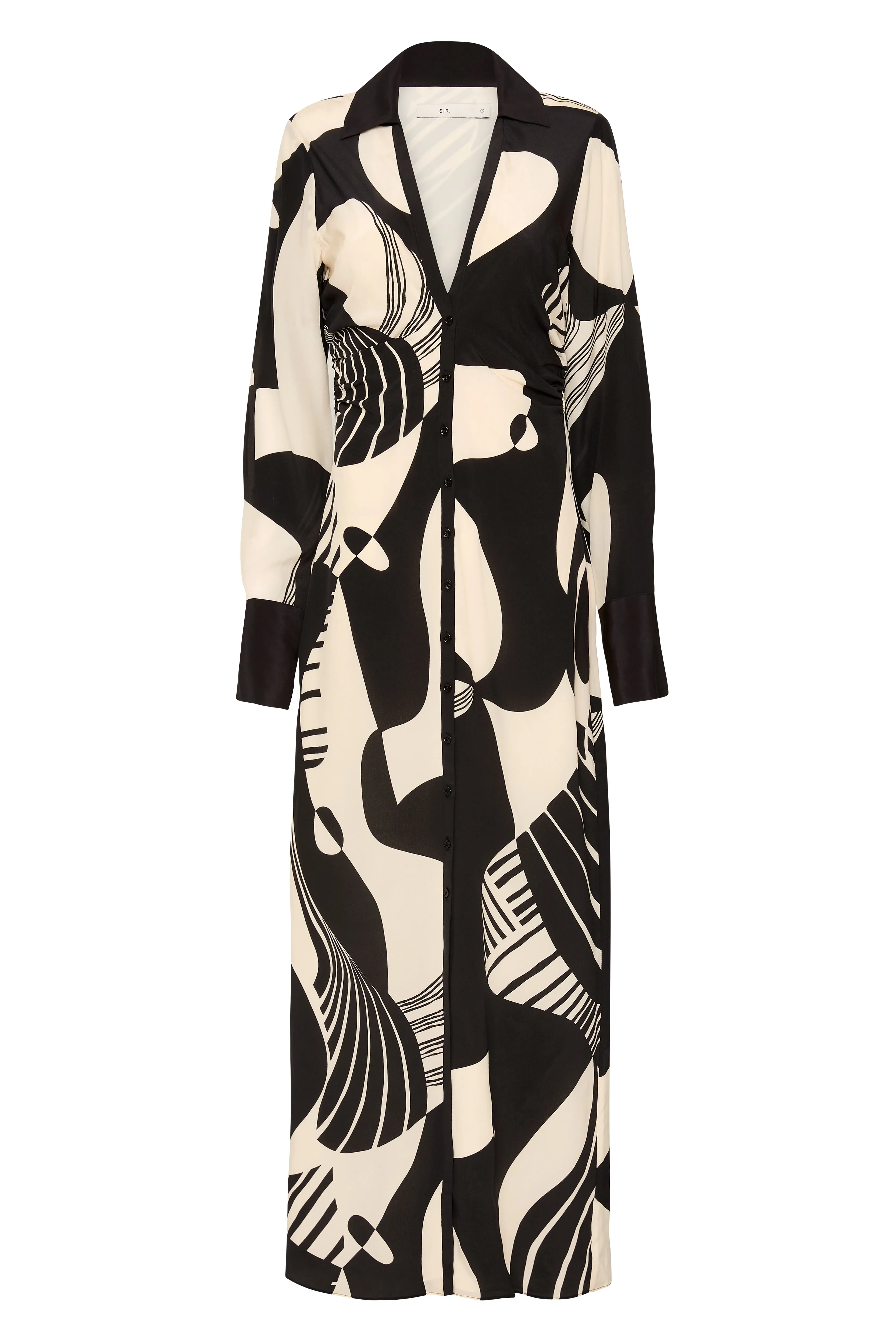 Realisme V Neck Shirt Dress