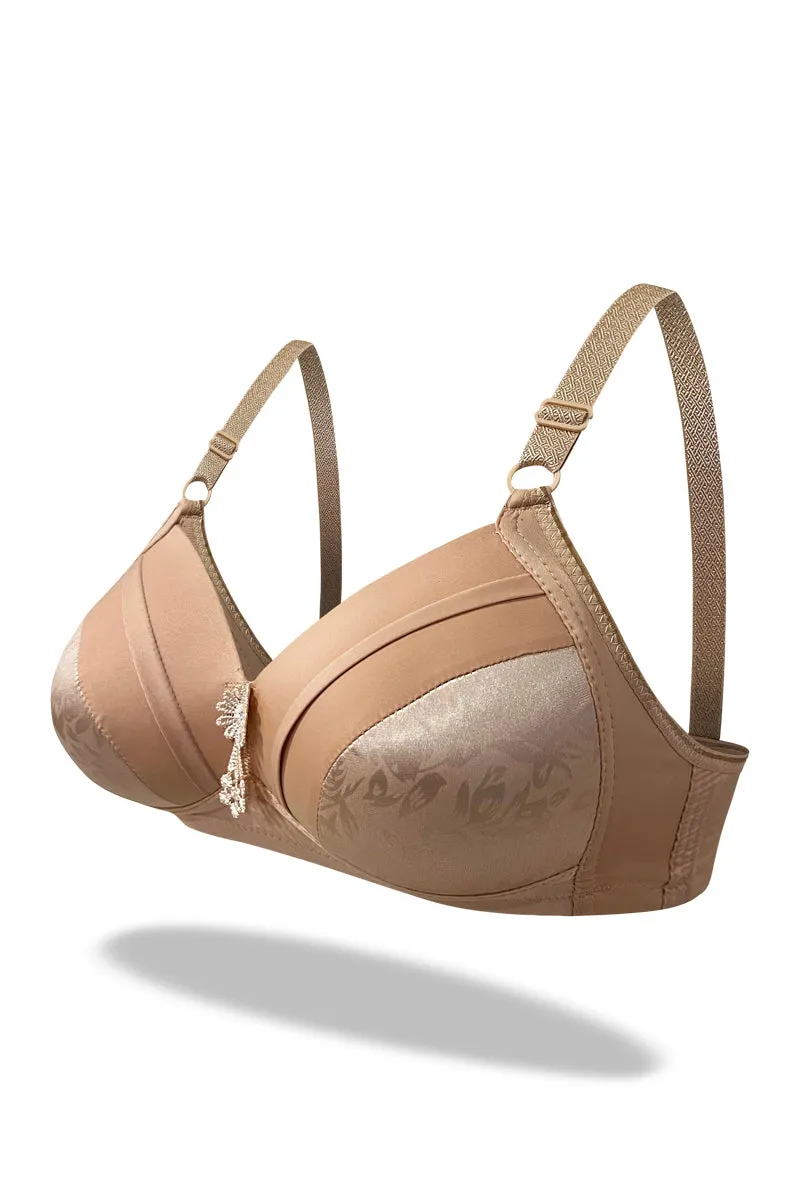 Red Chromatic Light Padded Bra