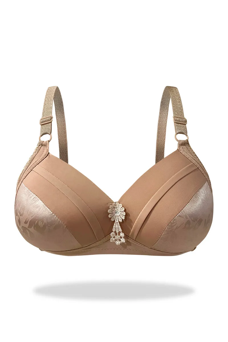 Red Chromatic Light Padded Bra