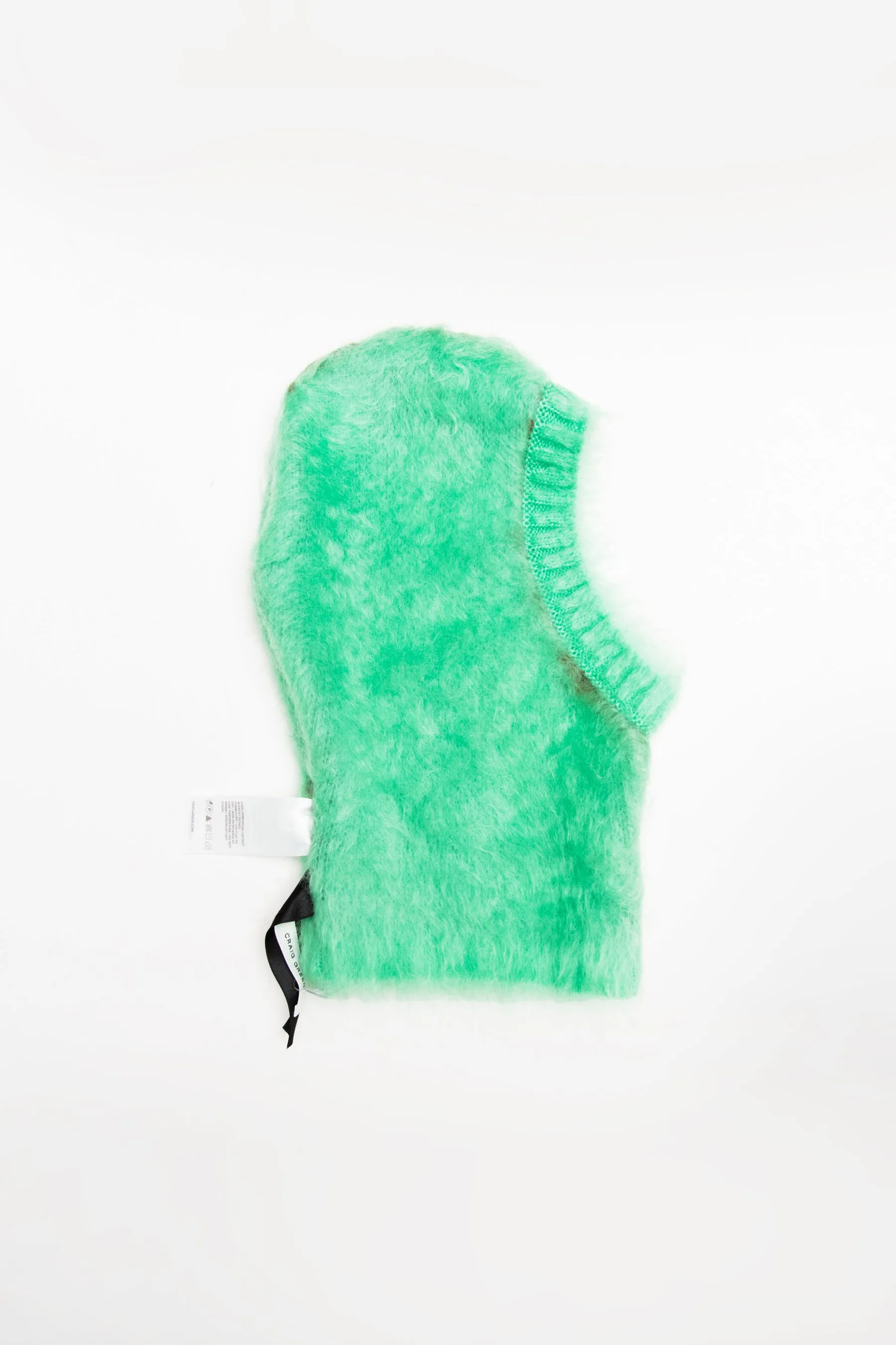 Reversible Brushed Mask Mint/Brown