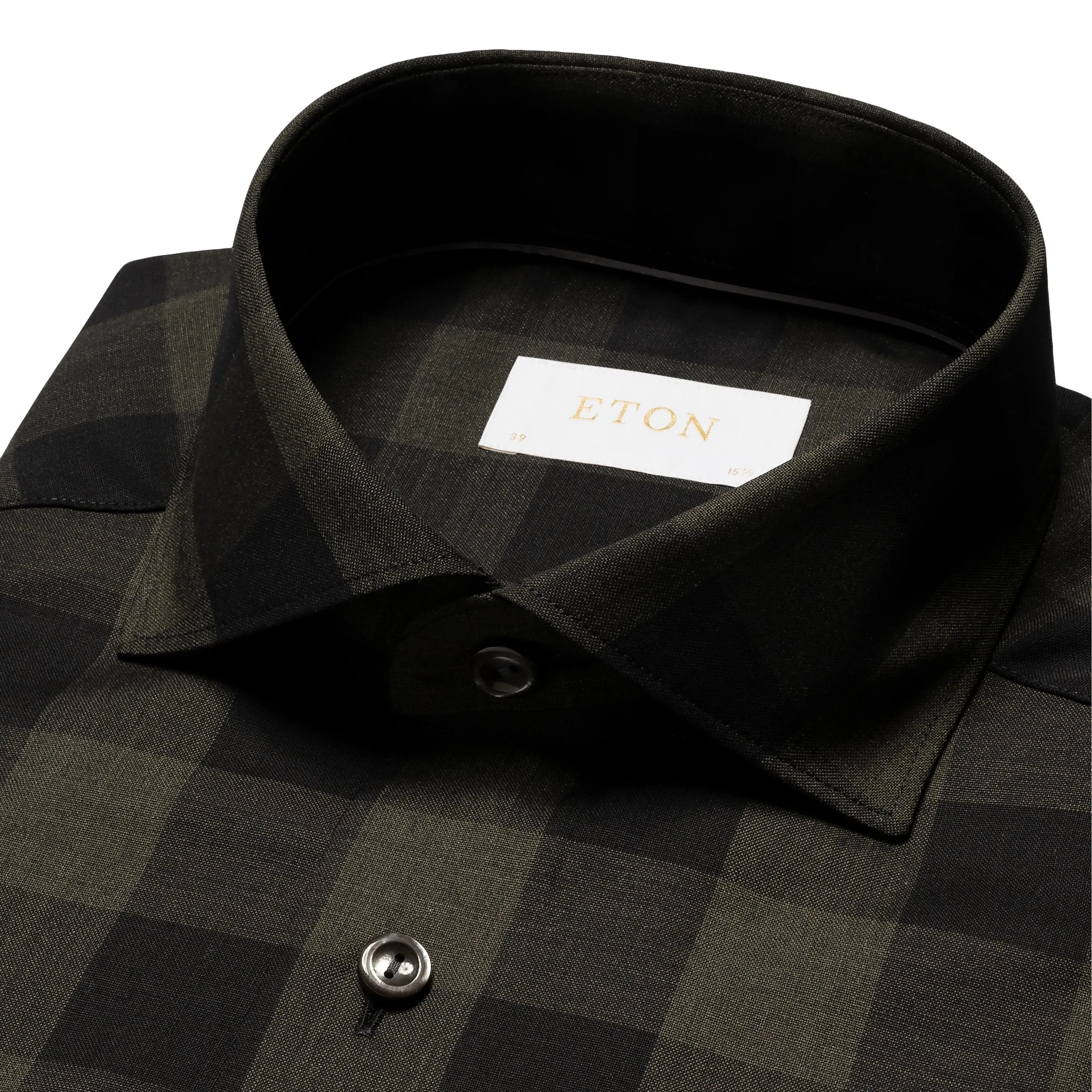 Slim Fit - Bold Check Merino Wool Shirt