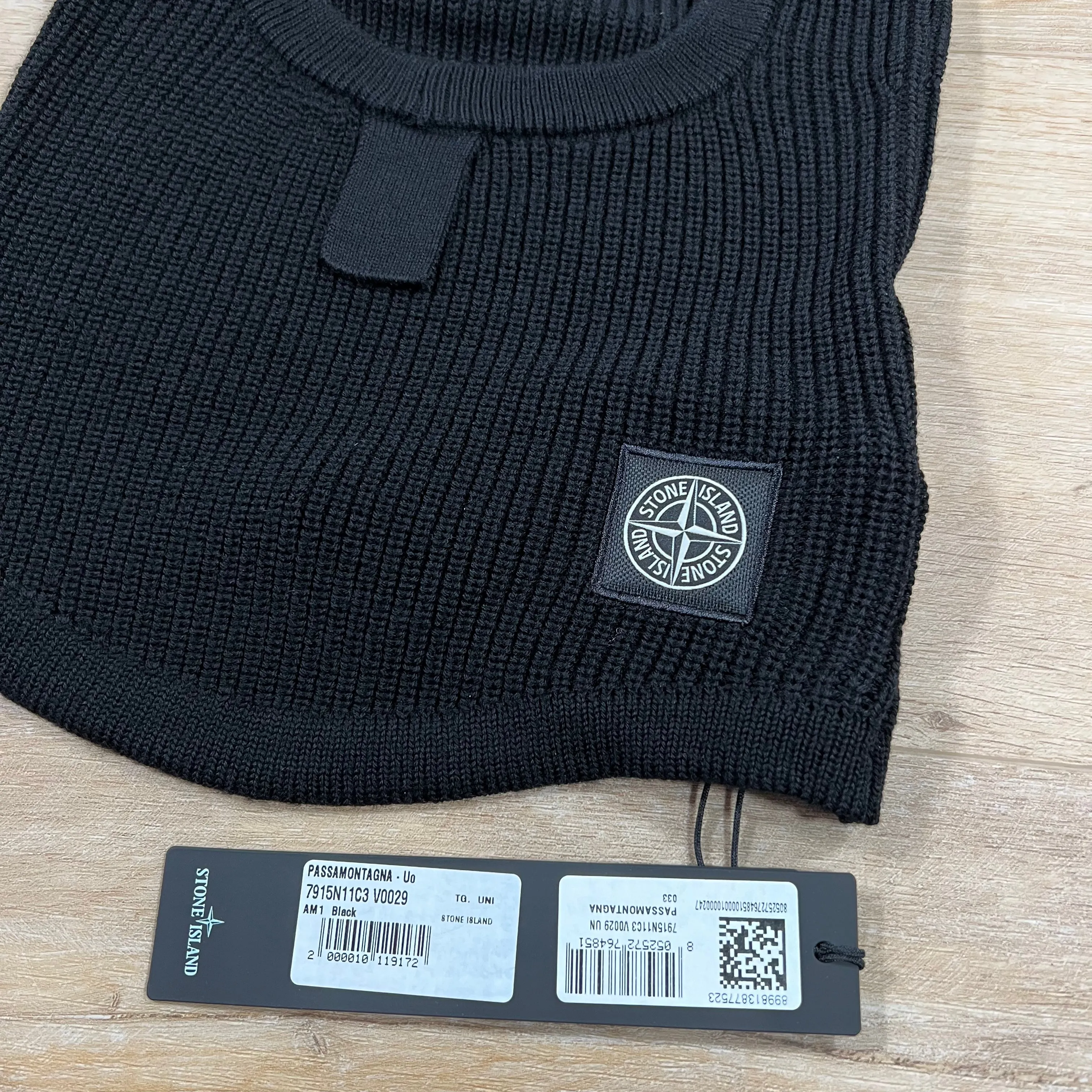 Stone Island Balaclava in Black
