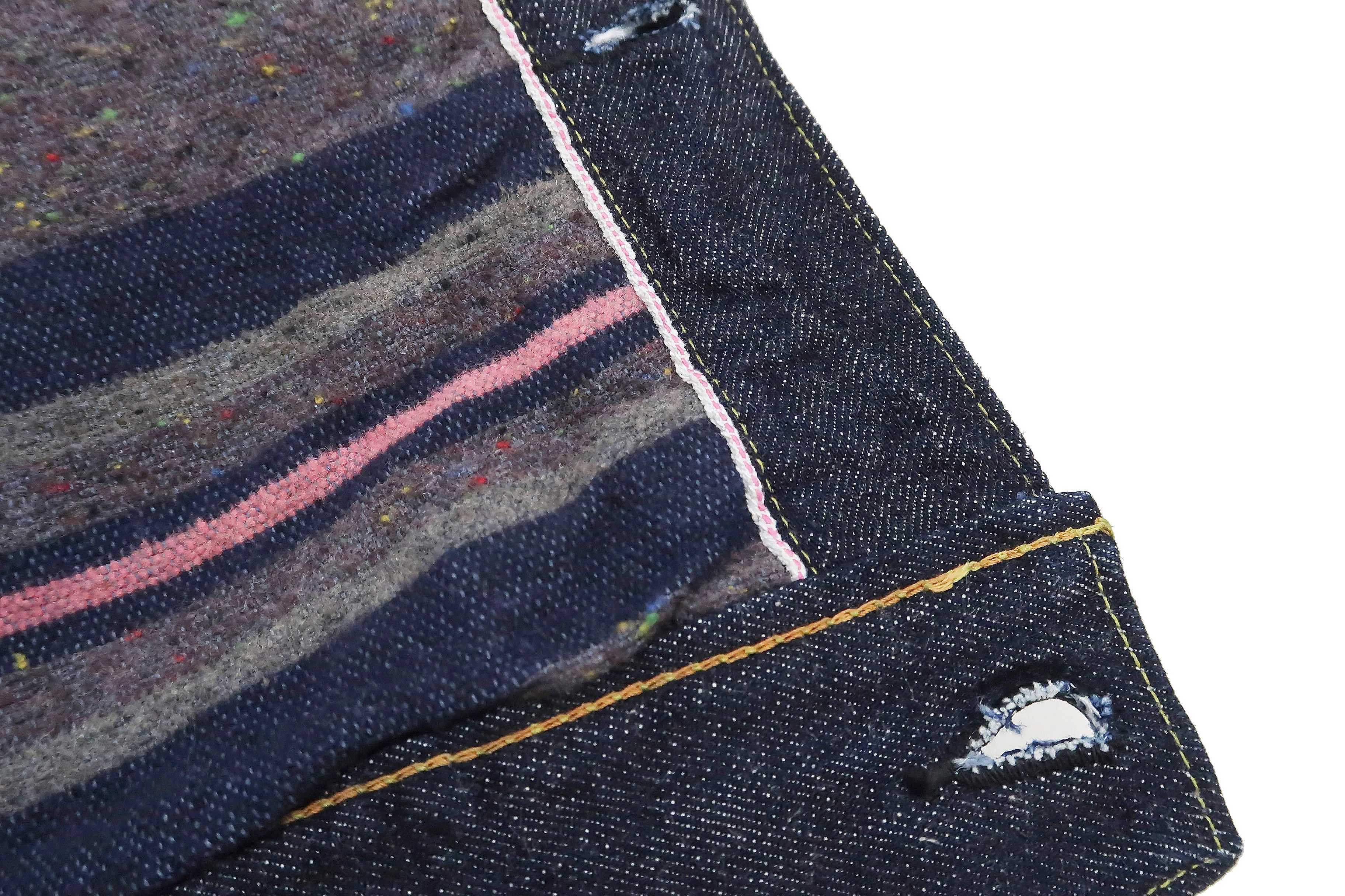 Sugar Cane Blanket Lined Denim Jacket Men's Reissue 1953 Type 2 Trucker Jean Jacket SC15210 421 One Wash Deep Indigo