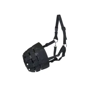 SYNTHETIC PADDED MUZZLE WITH ADJUSTABLE HARNESS Black