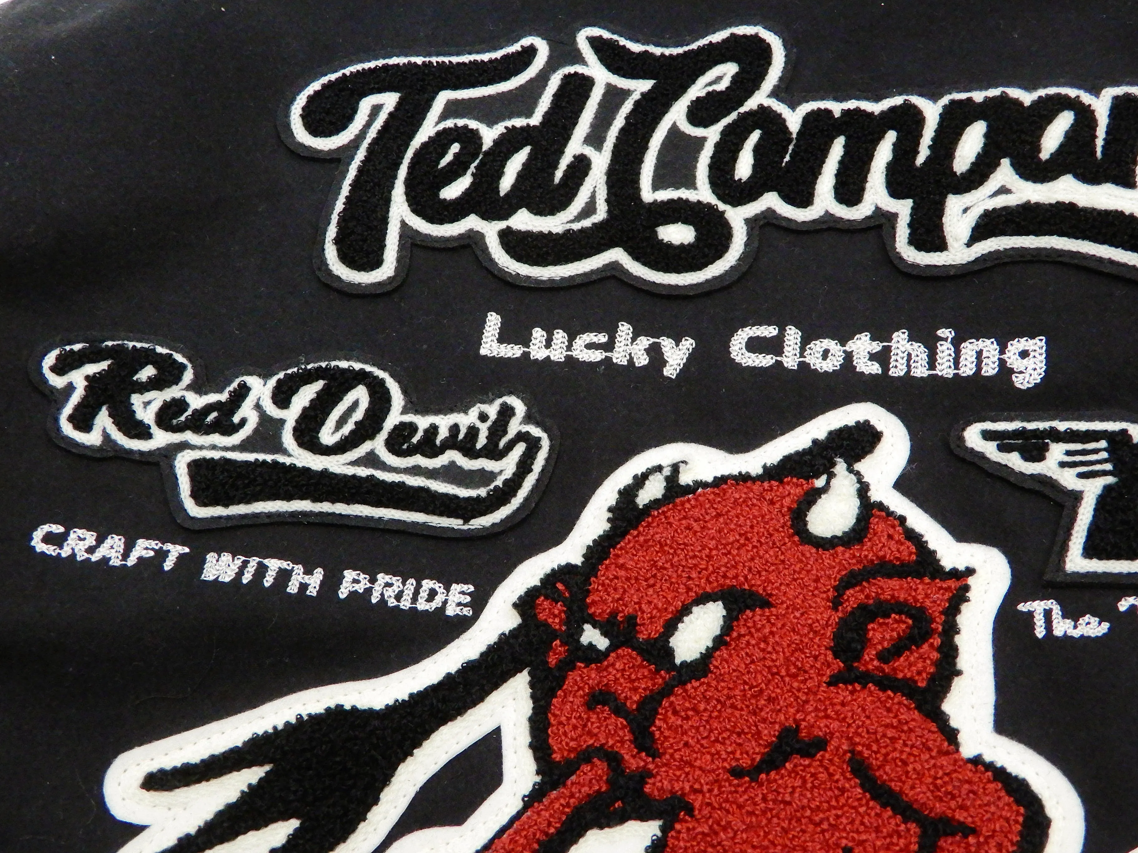 Tedman Varsity Jacket Men's Letterman Jacket Custom Award Jacket TDJ-22000 Black