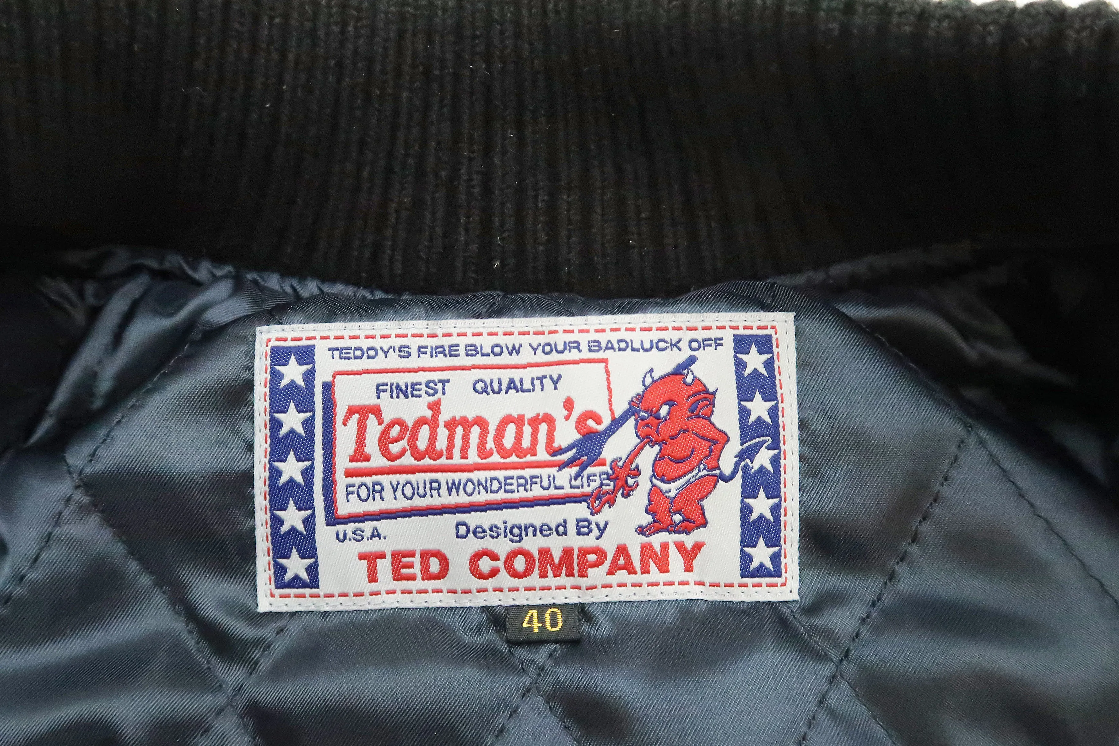 Tedman Varsity Jacket Men's Letterman Jacket Custom Award Jacket TDJ-23000 Navy-Blue/Black
