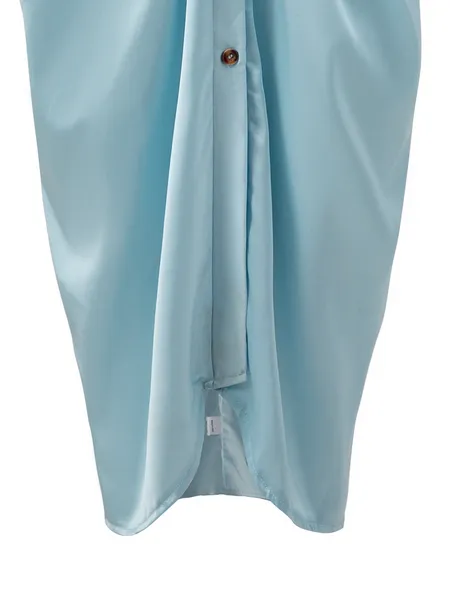 TEEK - Tantalize Tie Waist Shirt Dress