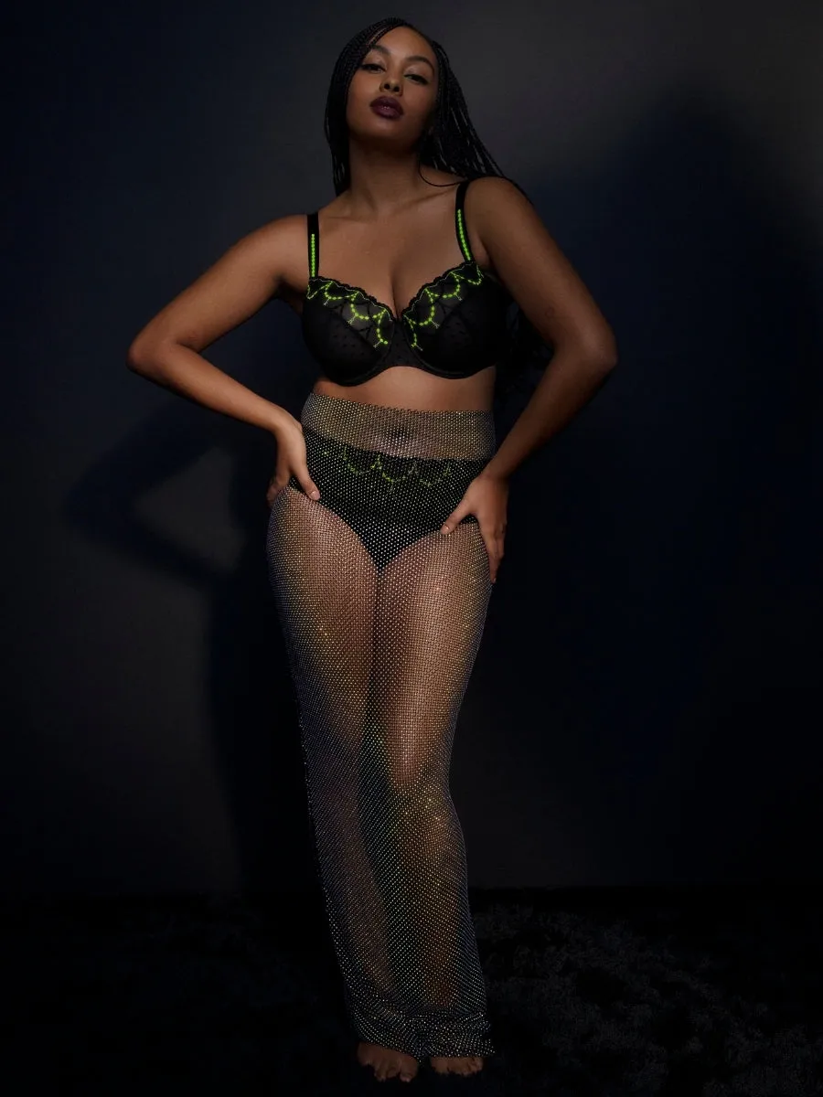Tepito Padded Balcony Bra - Dark Glow