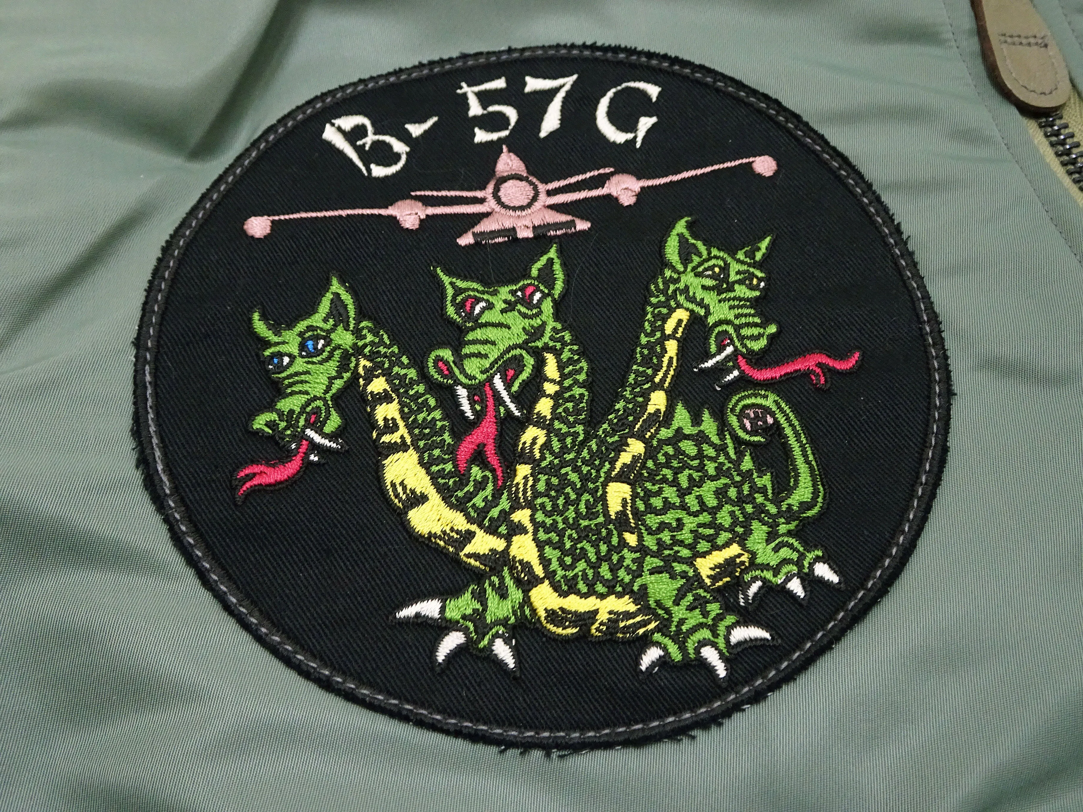 TOYS McCOY Jacket Men's L-2B Flight Jacket L2B Bomber Jacket with Patches TMJ2314 Sage-Green