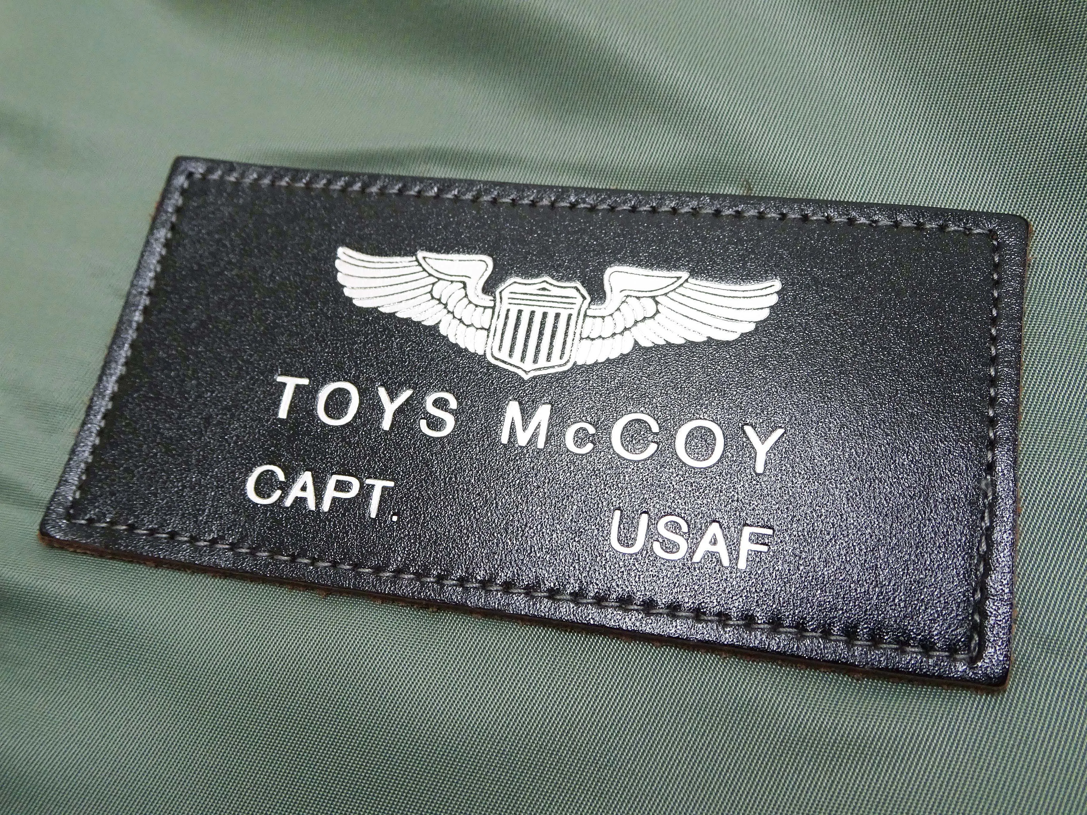 TOYS McCOY Jacket Men's L-2B Flight Jacket L2B Bomber Jacket with Patches TMJ2314 Sage-Green