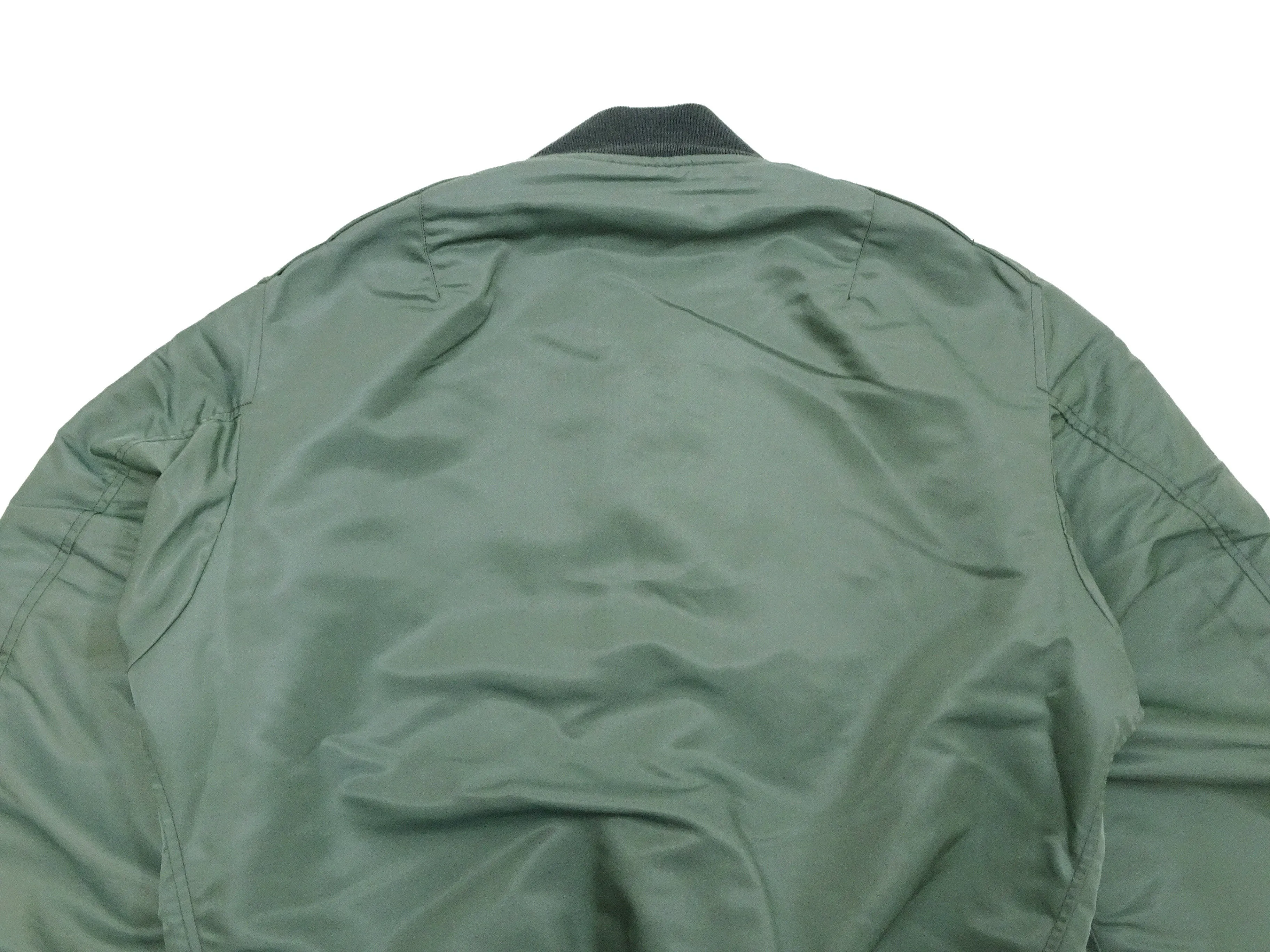 TOYS McCOY Jacket Men's L-2B Flight Jacket L2B Bomber Jacket with Patches TMJ2314 Sage-Green