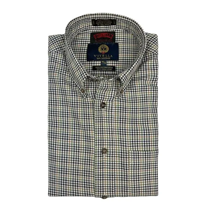 Viyella Button Down Long Sleeve Sport Shirt