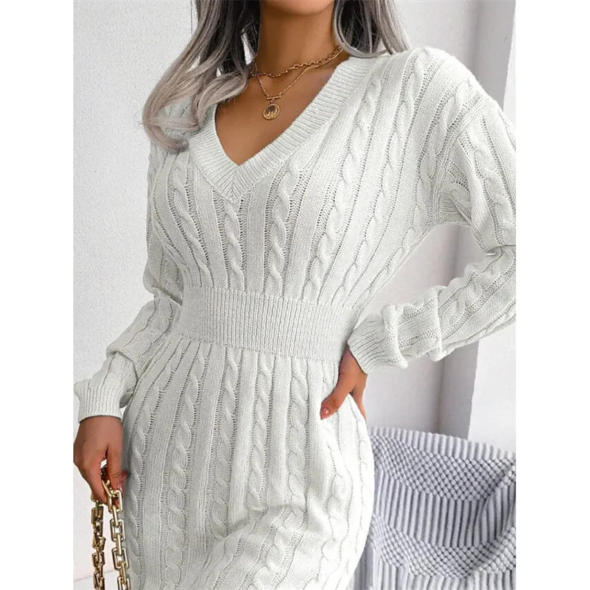 Women's Sweater Sheath Dress